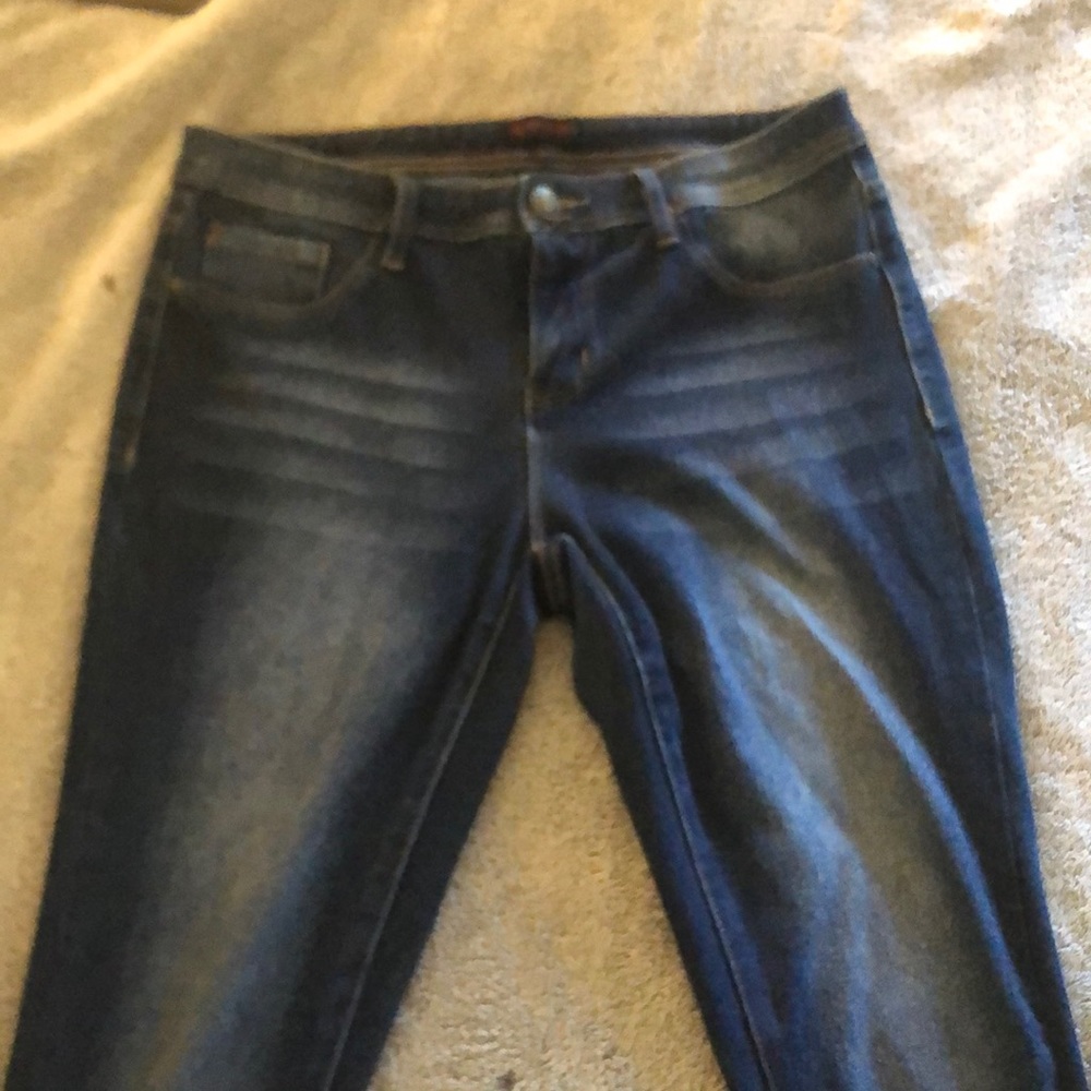 BLUE JEAN JEGGINGS